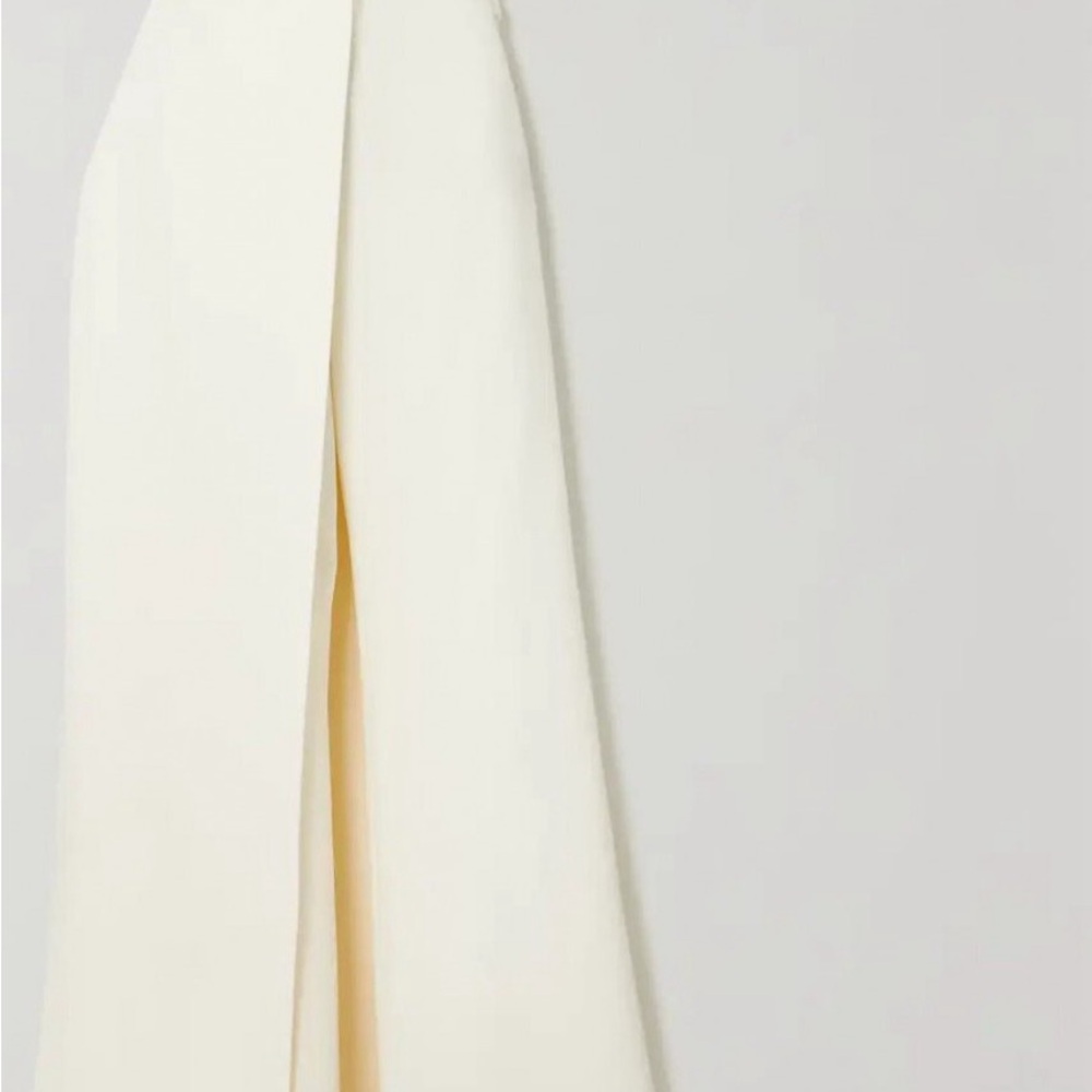 Elegant Safiyaa Strapless White Jumpsuit - Picture 9 of 13
